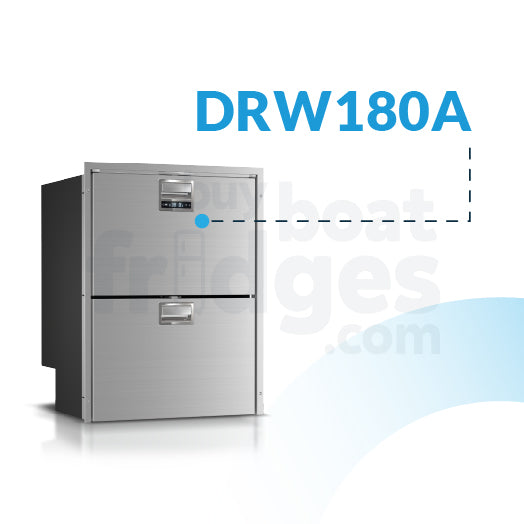 DRW180AIXD4-DF - Vitrifrigo ALL IN ONE double compartment DRW180A - Interchangeable Refrigerator or Freezer 5.1 cu.ft