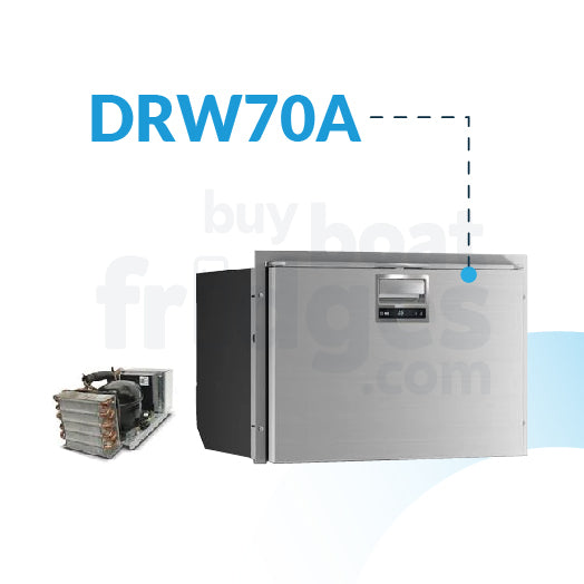 DRW70AIXD4-DF - Vitrifrigo ALL IN ONE single compartment DRW70A - Interchangeable Refrigerator or Freezer 2.8 cu. ft.