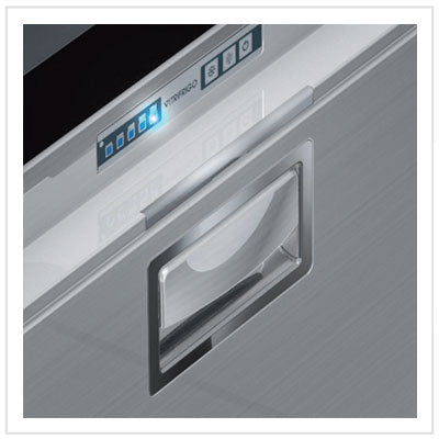 DW210IXN4-EX-1 - Vitrifrigo Stainless Steel Double Drawer Freezer, Adjustable Flange (Internal Cooling Unit) OCX2 Model