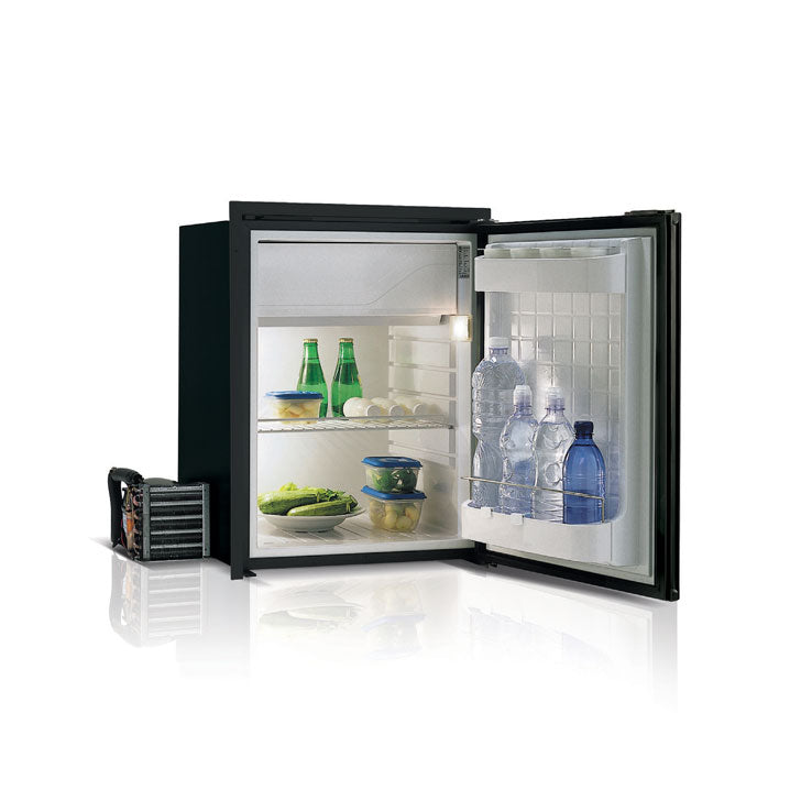 Vitrifrigo C75RBD4-F-1 Front-Loading, Black Refrigerators w/freezer compartment adjustable flange (external cooling unit)