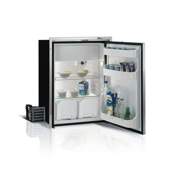 C130RXD4-F-1 - Vitrifrigo Front-Loading Stainless Steel Refrigerator with Freezer Compartment (External Cooling Unit) Flush Flange