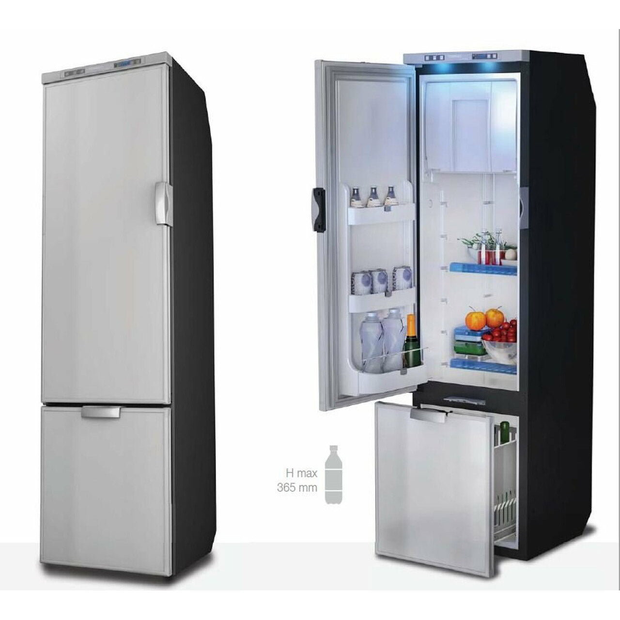 Vitrifrigo SLIM150RSD4-EQ Front-Loading, Grey Refrigerators (external cooling unit)