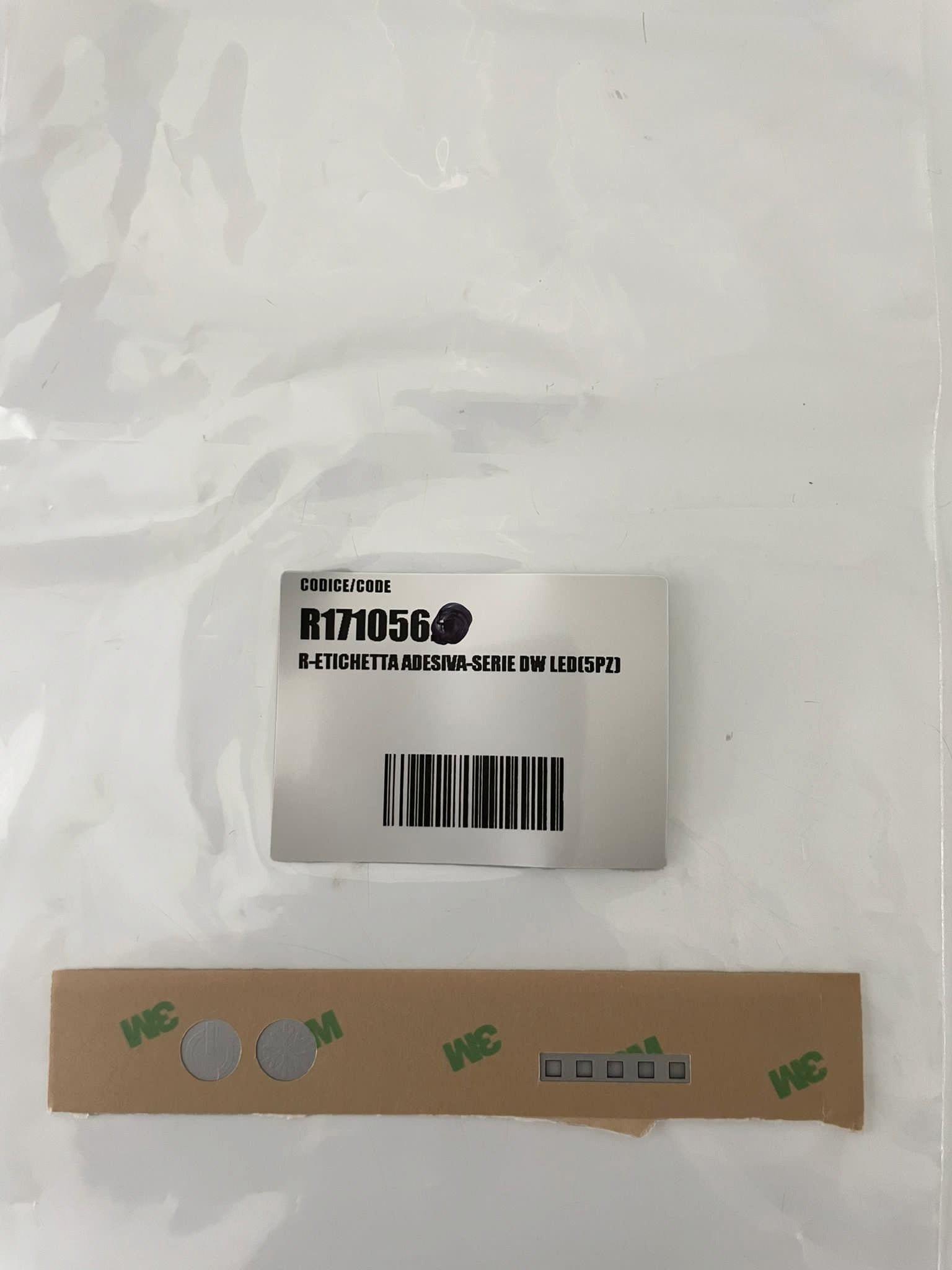 R171056 - Vitrifrigo Thermostat Membrane Sticker, Control Panel, Drawer Models Current  ALL DW models buttons are together right of lights